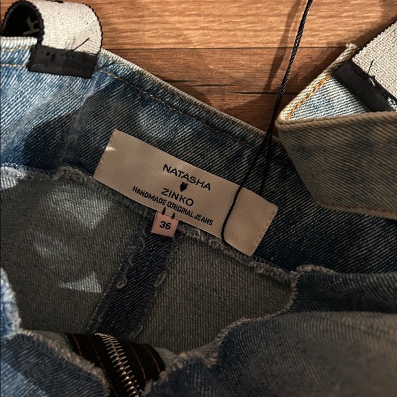 Natasha Zinko Blue and White Denim Dress - Picture 4 of 4